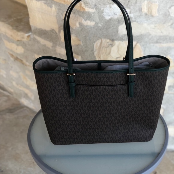 NWT Michael Kors Center Stripe tote handbag purse - Picture 3 of 8